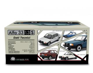 Alfa Romeo 33 1.3S Edizione 1985 Grigio metallizzato Laudoracing 1:18 Resinemodell (Türen, Motorhaube... nicht zu öffnen!)